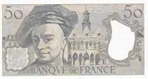 France 50 Francs - Quentin de la Tour - 1991 - Serial X.65 - UNC - P.152e