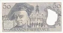 France 50 Francs - Quentin de la Tour - 1991 - Serial Y.66 - XF - P.152e