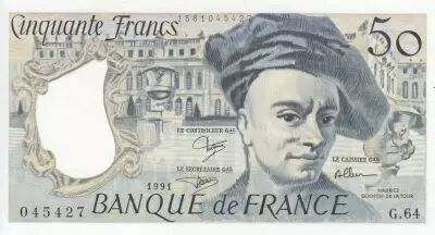 France 50 Francs - Quentin de la Tour - 1991 - S�rie G.64
