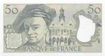 France 50 Francs - Quentin de la Tour - 1991 - S&eacute;rie Z.65