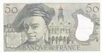 France 50 Francs - Quentin de la Tour - 1992 - Serial J.72