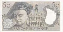 France 50 Francs - Quentin de la Tour - 1992 - S&eacute;rie T.72 - TTB - F.67.18