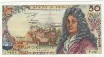 France 50 Francs - Racine - 07-02-1974 - Serial V.237