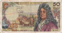 France 50 Francs - Racine - 07-08-1969 - Serial R.141 - P.148