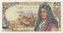 France 50 Francs - Racine - 08-11-1973 - Serial J.234