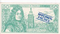 France 50 Francs - Racine - Spécimen factice - Fantasy