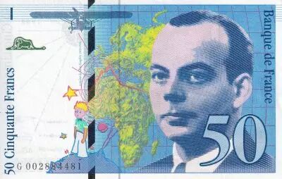 France 50 Francs - Saint-Exup�ry - 1992 - Letter G - P.157