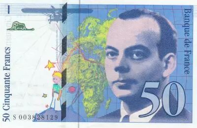France 50 Francs - Saint-Exup�ry - 1992 - Serial S.003