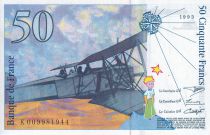 France 50 Francs - Saint-Exupéry - 1993 - Letter K - F.72.02