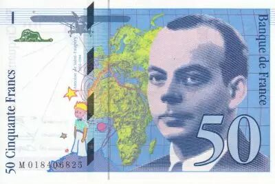 France 50 Francs - Saint-Exup�ry - 1994 - Serial M.018