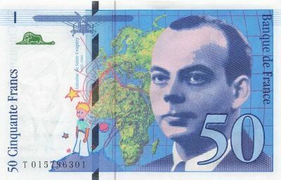 France 50 Francs - Saint-Exupery - 1994 - S�rie T.015