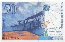 France 50 Francs - Saint-Exupery - 1994 - S&eacute;rie T.015