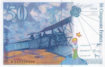 France 50 Francs - Saint-Exupéry - 1996 - Letter B - P.157