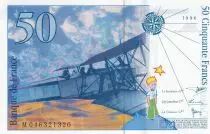 France 50 Francs - Saint-Exupéry - 1996 - Letter M - P.157