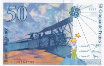 France 50 Francs - Saint-Exupéry - 1997 - Letter B - P.157