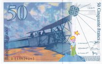 France 50 Francs - Saint-Exupéry - 1997 - Letter D - P.157