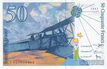 France 50 Francs - Saint-Exup&eacute;ry - 1997 - Letter F - P.157