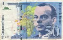 France 50 Francs - Saint-Exup&eacute;ry - 1997 - Letter G - P.157