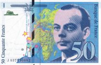 France 50 Francs - Saint-Exupéry - 1997 - Letter J - P.157
