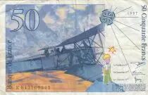 France 50 Francs - Saint-Exup&eacute;ry - 1997 - Letter K - P.157