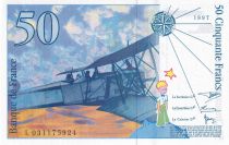 France 50 Francs - Saint-Exupéry - 1997 - Letter L - P.157