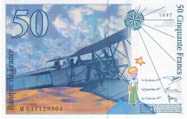 France 50 Francs - Saint-Exupéry - 1997 - Letter M - P.157