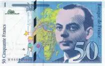 France 50 Francs - Saint-Exupéry - 1997 - Letter W - P.157