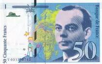 France 50 Francs - Saint-Exup&eacute;ry - 1997 - Lettre V - F.73.04