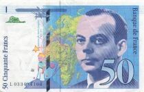 France 50 Francs - Saint-Exupery - 1997 - Serial L.033