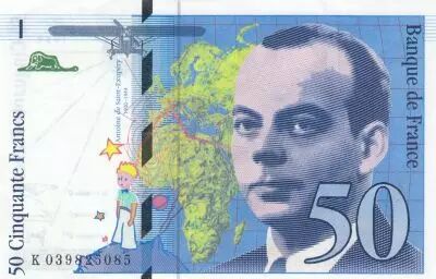 France 50 Francs - Saint-Exup�ry - 1997 - S�rie K