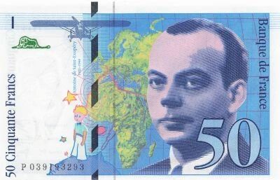 France 50 Francs - Saint-Exupery - 1997 - S�rie P.039