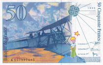 France 50 Francs - Saint-Exupéry - 1999 - Letter K - P.157
