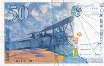 France 50 Francs - Saint-Exupéry - 1999 - Letter S - P.157