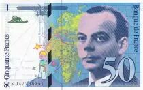 France 50 Francs - Saint-Exup&eacute;ry - 1999 - Letter S - P.157