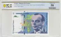 France 50 Francs - Saint-Exup&eacute;ry - 1999 - Lettre S - PCGS 58 AU - F.73.05