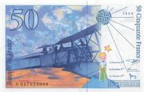 France 50 Francs - Saint-Exupery - 1999 - Serial N.047