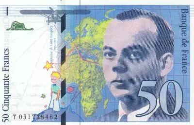 France 50 Francs - Saint-Exup�ry - 1999 - Serial T.051 - Last Million