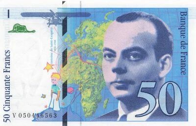 France 50 Francs - Saint-Exupery - 1999 - S�rie V.050