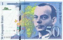 France 50 Francs - Saint-Exupery - ND (1900-1944) - S&eacute;rie B.005