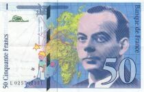 France 50 Francs - Saint-Exupery - ND (1990-1944) - S&eacute;rie L.025