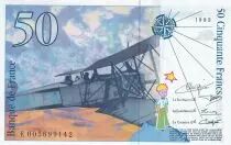 France 50 Francs - Saint-Exupéry - Sign Vigier - 1993 - Letter E - P.157