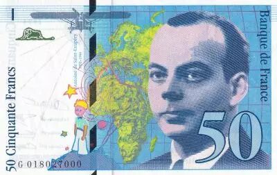 France 50 Francs - Saint-Exup�ry - Sign Vigier - 1994 - Lettre G - P.157