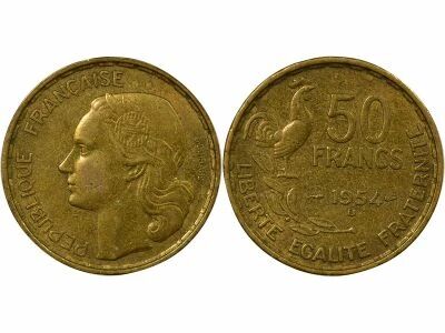 France 50 Francs, Guiraud - 1954 B Beaumont