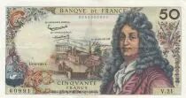 France 50 Francs, Racine - 07-06-1962 - Serial V.21