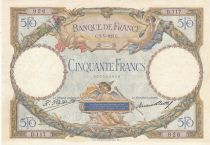 France 50 Francs Angels, Mercury -  05-03-1927  Serial D.117