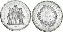 France 50 Francs Argent HERCULE
