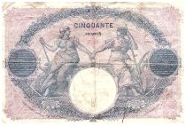 France 50 Francs Bleu et Rose - 05.06.1918 - Série C.80.80 - Fay.14.31