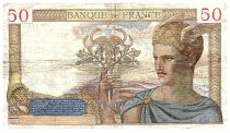 France 50 Francs Ceres - 07.12.1939 - Serial B.11624 - Fay.18.35