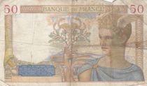 France 50 Francs Ceres - 11-02-1937 - Serial N.5576