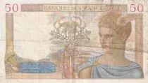 France 50 Francs Ceres - 13-05-1937 - Serial X.6153